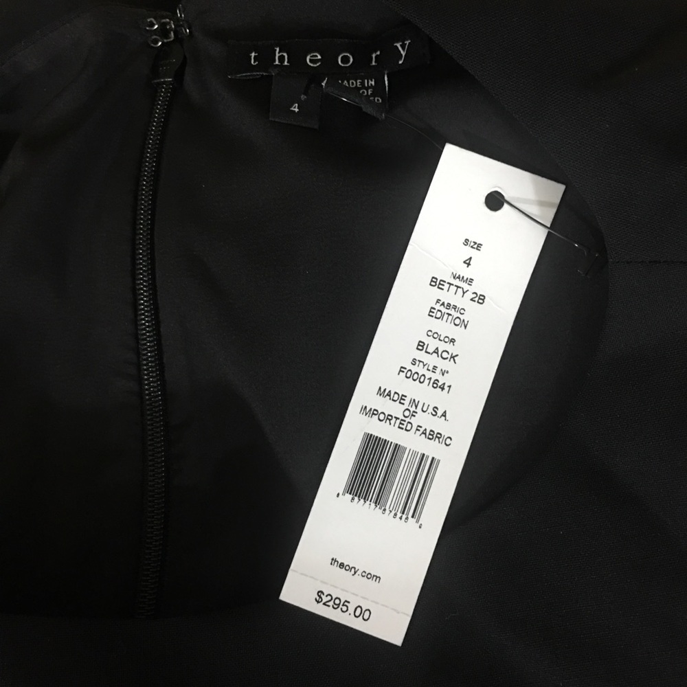 Theory Black Sleeveless Sheath Dress - Picture 7 of 9
